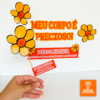 PAINEL + FLOR MAIO LARANJA