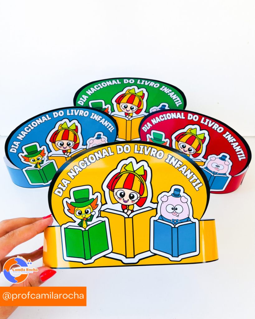 KIT DE LEMBRANCINHAS PARA O DIA DO LIVRO INFANTIL - Professora Camila Rocha