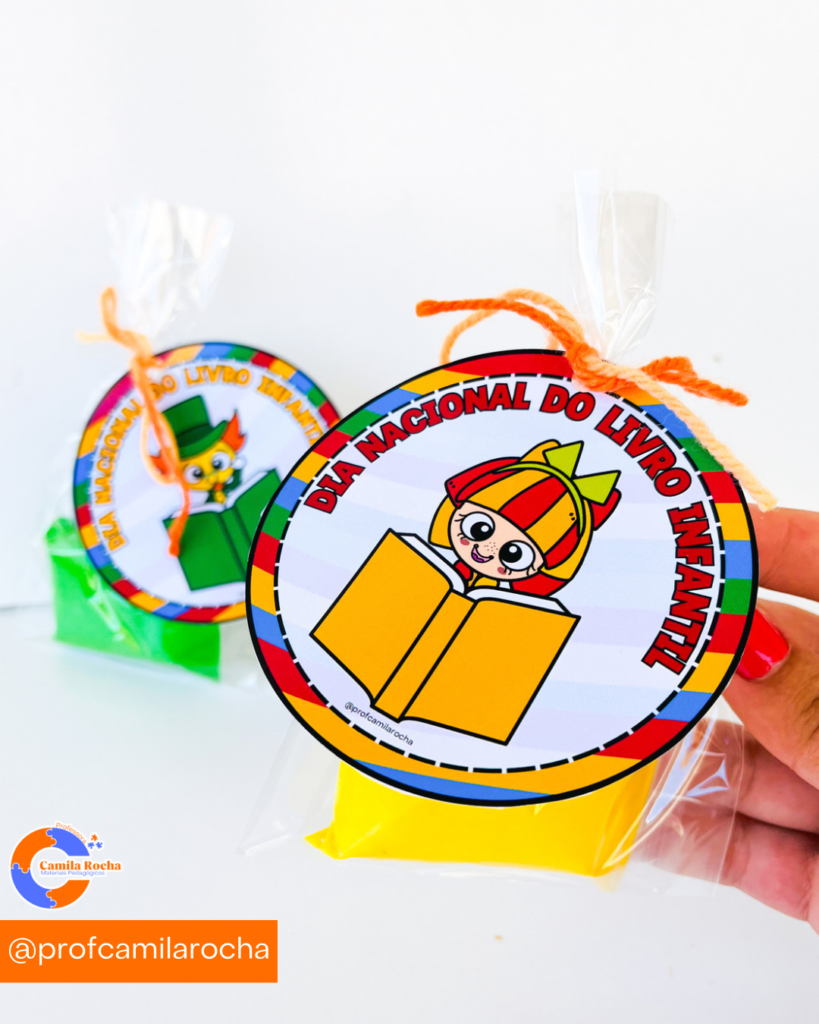 KIT DE LEMBRANCINHAS PARA O DIA DO LIVRO INFANTIL - Professora Camila Rocha