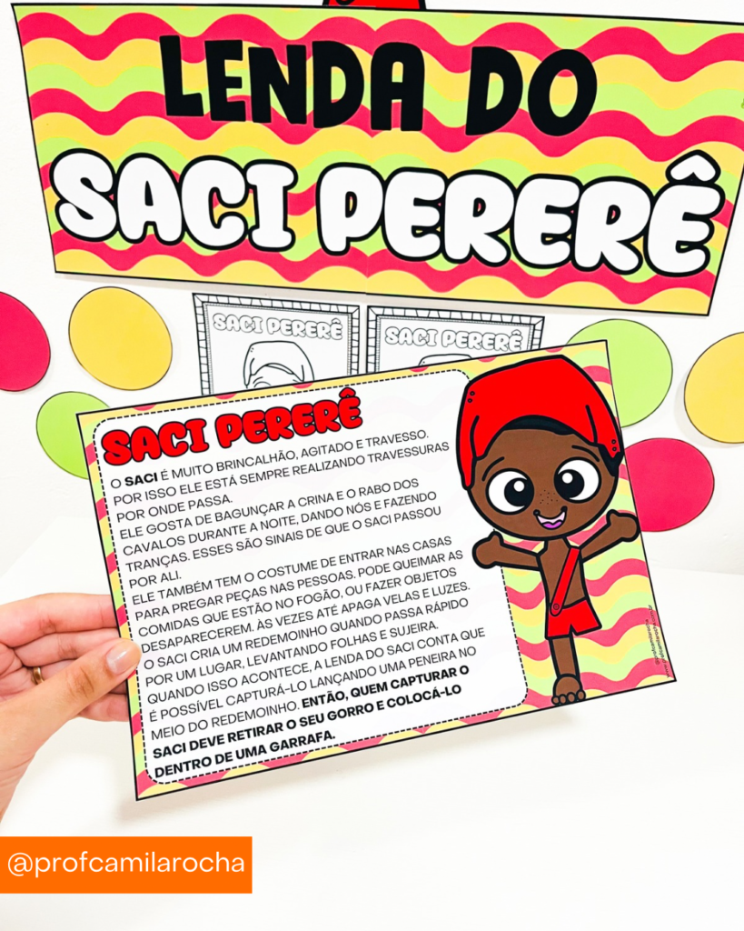KIT SACI PERERÊ - Professora Camila Rocha