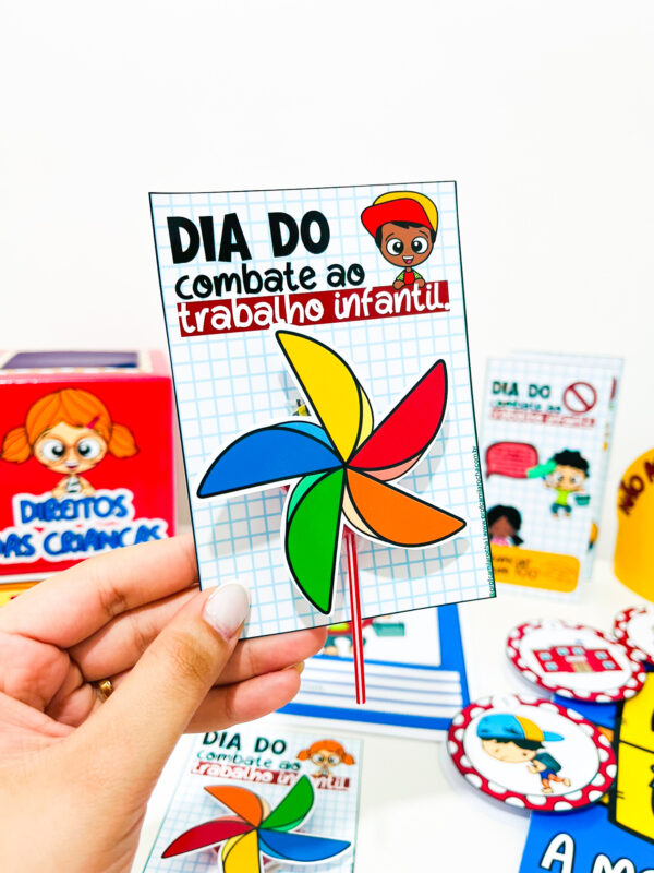 KIT DIA CONTRA O TRABALHO INFANTIL - Imagem 3