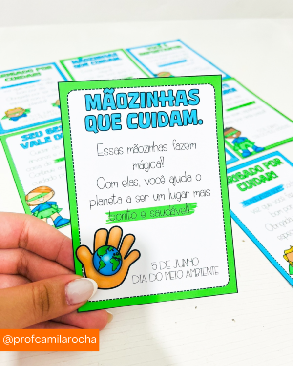 CARTÕEZINHOS DO MEIO AMBIENTE - Imagem 2