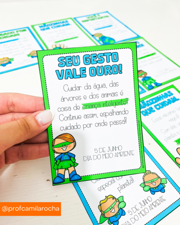 CARTÕEZINHOS DO MEIO AMBIENTE - Imagem 4