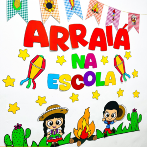 PAINEL ARRAIÁ NA ESCOLA