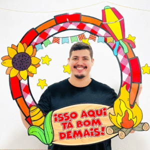 MOLDURA JUNINA PARA BAMBOLÊ