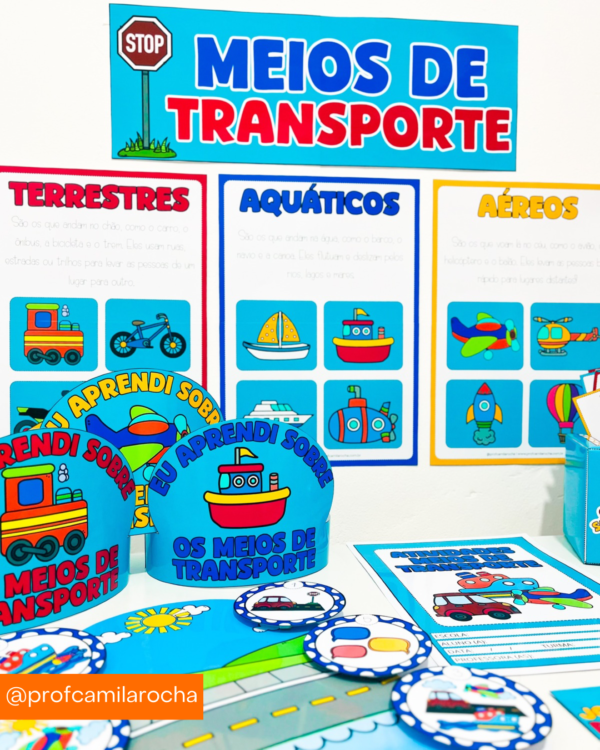 KIT MEIOS DE TRANSPORTE - Imagem 17