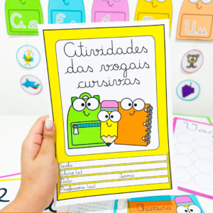 KIT VOGAIS CURSIVAS
