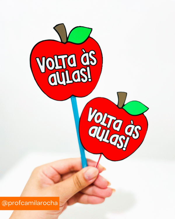 TAG MAÇÃ VOLTA ÀS AULAS