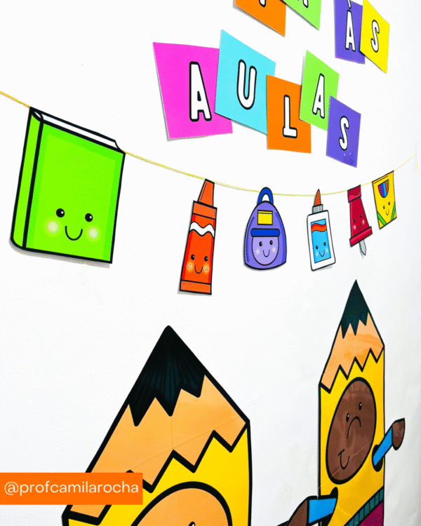 PAINEL DECORATIVO VOLTA ÀS AULAS - Imagem 4