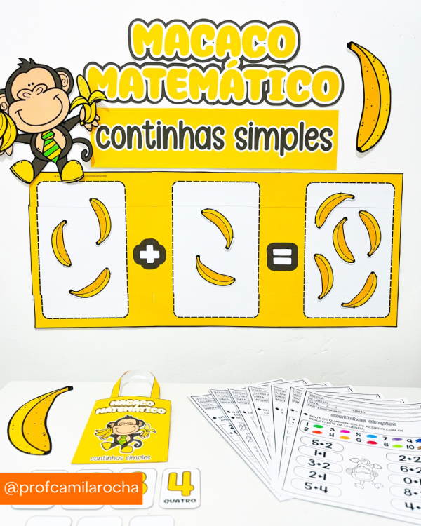 MACACO MATEMÁTICO - CONTINHAS SIMPLES