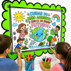 PINTURA COLETIVA MEIO AMBIENTE