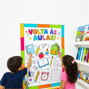 PINTURA COLETIVA VOLTA ÀS AULAS