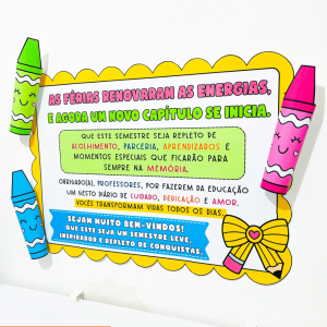 PAINEL RETORNO DOS PROFESSORES